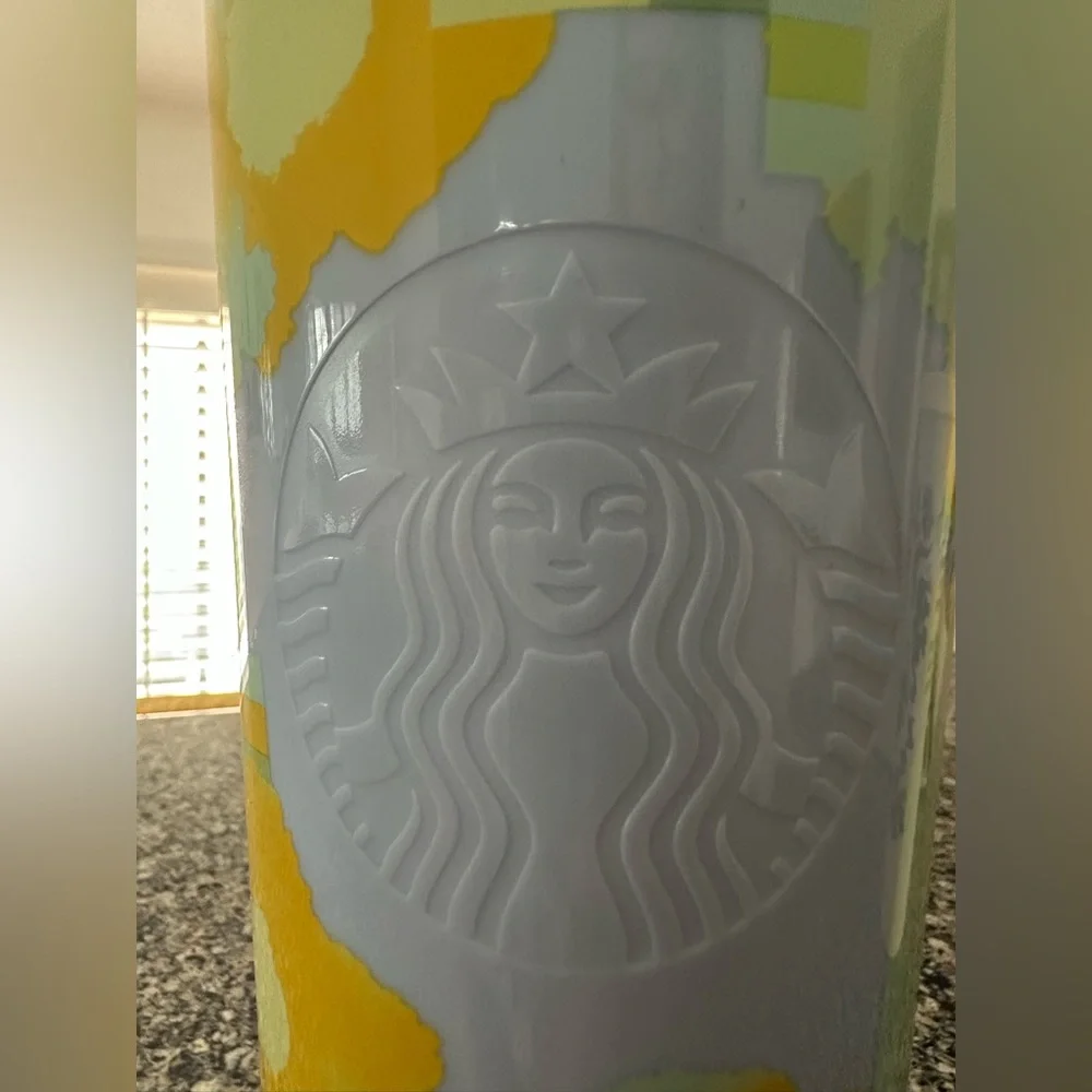Starbucks Blue‎ and Yellow Tumbler